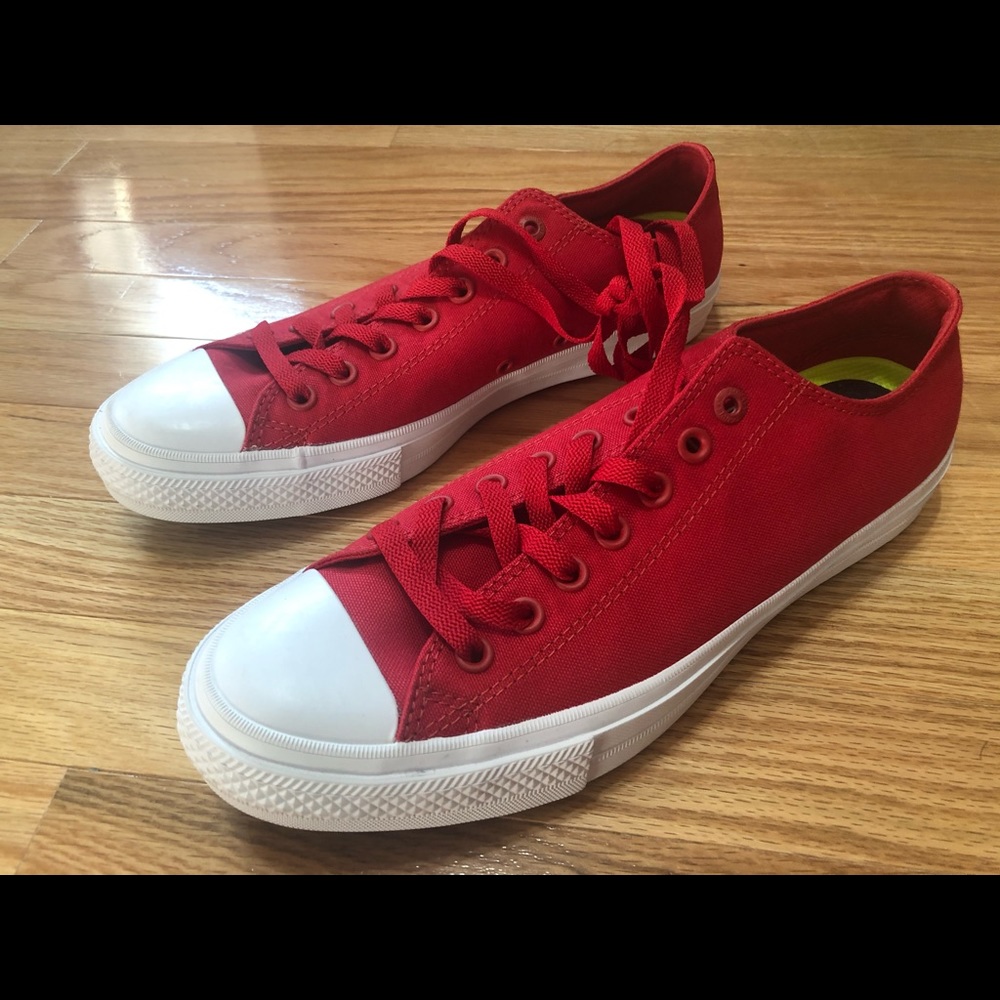 Converse Men’s Red Shoes Size 11 NEW W/O TAGS